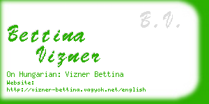 bettina vizner business card